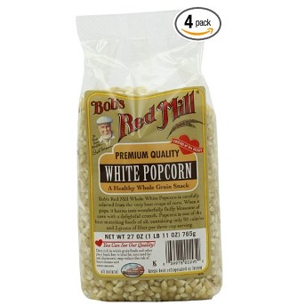 Bob's Red Mill Corn Popcorn White, 27-Ounce (Pack of 4) $10.53+free shipping