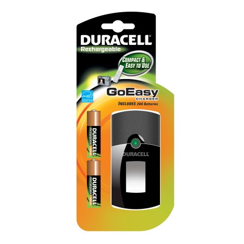 凑单白菜！Duracell GoEasy 2节AA号充电电池+便携充电器 $6.99