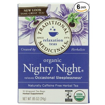 Traditional Medicinals Organic Nighty Night, 16-Count Boxes (Pack of 6) $16.93+free shipping
