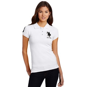 US Polo Assn.大Logo女款短袖T恤衫 $19.99