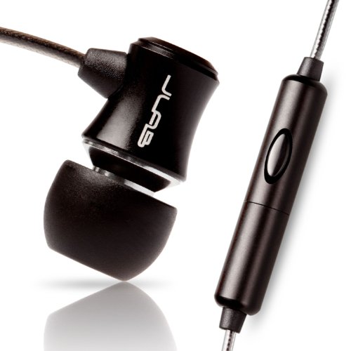 JBuds J3M Micro Atomic In-Ear Earbuds Style Headphones with Mic (Jet Black) $14.95