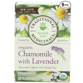 Traditional Medicinals Organic, Chamomile with Lavender, 16-Count Boxes (Pack of 6) $16.93+free shipping