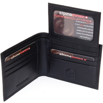 Alpine Swiss Leather Wallets $9.99(71% off) Shipping $2.99