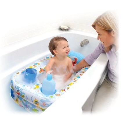Sesame Street Inflatable Bathtub, Blue/White    $13.46(55%off)