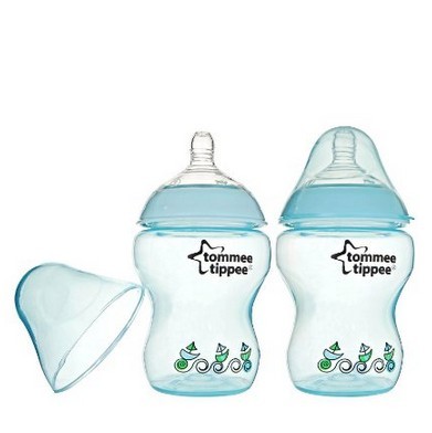 Tommee Tippee Closer to Nature (2 Pack, 9oz Decorated Bottles)    $17.00（15%off）