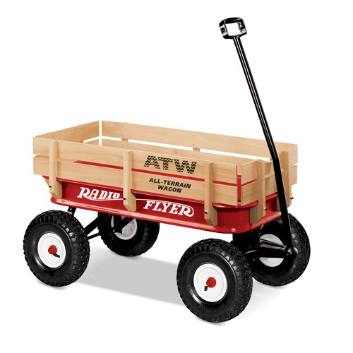 All-Terrain Steel & Wood Wagon $$131.99