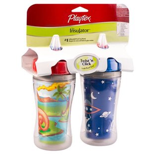 Playtex Insulator Cup 9 oz - 2 Pack,Colors and Design Vary $5.94 