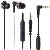Audio-Technica ATH-CKM500ISBK In-Ear Headphones for Smartphone - Black $49.95