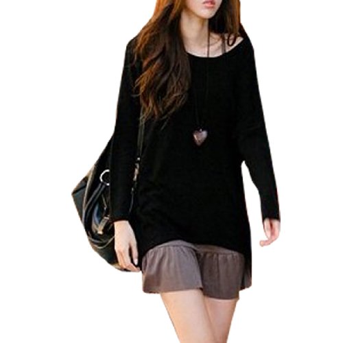 Allegra K Scoop Neck Bat Wing Sleeve Shirt Top for Woman from $12.29 + Free Shipping 