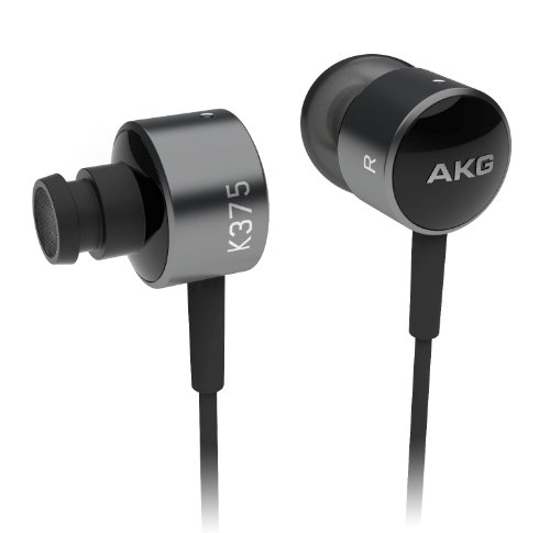 AKG K375BLK High-Performance In-Ear headphones with In-Line Microphone and Remote Control for iOS Devices, $89.95(31%off)  