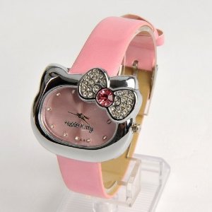 Hello Kitty 凱蒂貓粉色手錶 特價僅售 $4.13（92% off）