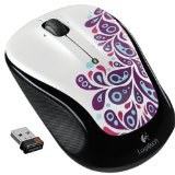 Logitech Wireless Mouse M325 with Designed-for-Web Scrolling - White Paisley (910-002964) $9.99
