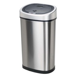 Nine Stars DZT-50-9 Touchless Stainless Steel 13.2 Gallon Trash Can,only $35.00, free shipping