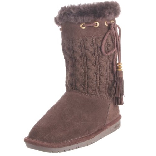 BEARPAW Women's Constantine Boot,Chocolate, only $27.00