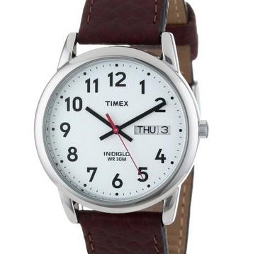 Timex Men's Brown Watch With White Dial, only $17.92 after using coupon code 