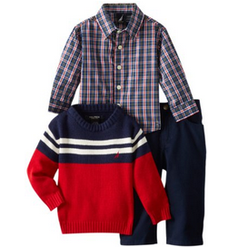 Nautica Baby-Boys Infant Crew Neck Sweater Set  $27.19 (50%off) 