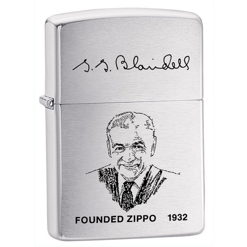 Zippo Founder's Lighter Brushed Chrome Pocket Lighter  $13.23(40%off)