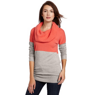 Christopher Fischer Women's 100% Cashmere Colorblock Shawl Collar Sweater from $60.58 (80%off)  