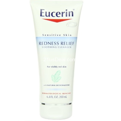 Eucerin Redness Relief Soothing Cleanser, 6.8-Ounce Tubes (Pack of 3)  , only $12.36, free shippingafter clipping coupon and using SS 
