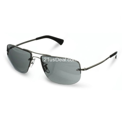 Ray-Ban 0RB3497 Polarized Rimless Sunglasses, only $82.04, free shipping