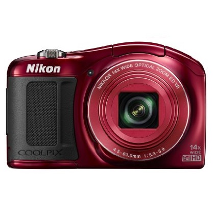 Nikon COOLPIX L620 1810万像素 14倍光变数码相机，原价$249.95，现仅售 $119.00，免运费