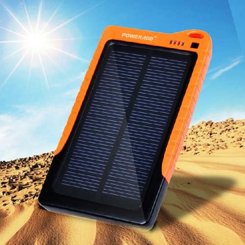 Poweradd™ Apollo 7200mAh High Capacity Solar Panel Portable Charger Backup Battery Power Bank, only $17.99, after using coupon code