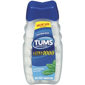 Tums UltraStrength 1000, Peppermint, 160-Count $6.97