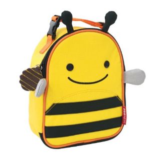 Skip Hop Baby Zoo Little Kid and Toddler Insulated and Water-Resistant Lunch Bag, Multi Brooklyn Bee, only $7.62