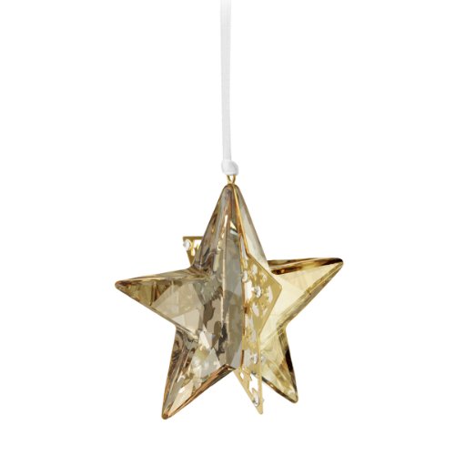 Swarovski Crystal Golden Shadow Christmas Ornament Star $48.99+free shipping
