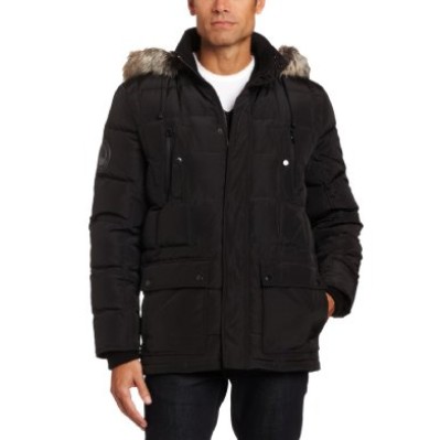 Kenneth Cole Men's Down Parka Coat  $67.31+free shipping