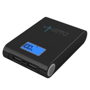 Maxboost Pulse 10000mAh Dual 5V 3A USB External Portable Power Battery Pack Charger with Digital Display (Piano Black) $25.00