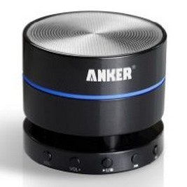 Anker Portable Bluetooth 4.0 Mini Speaker with 3.5mm Aux Port, Enhanced Bass Boost, Built in Mic Speaker System, 10 Hours Playtime $24.99