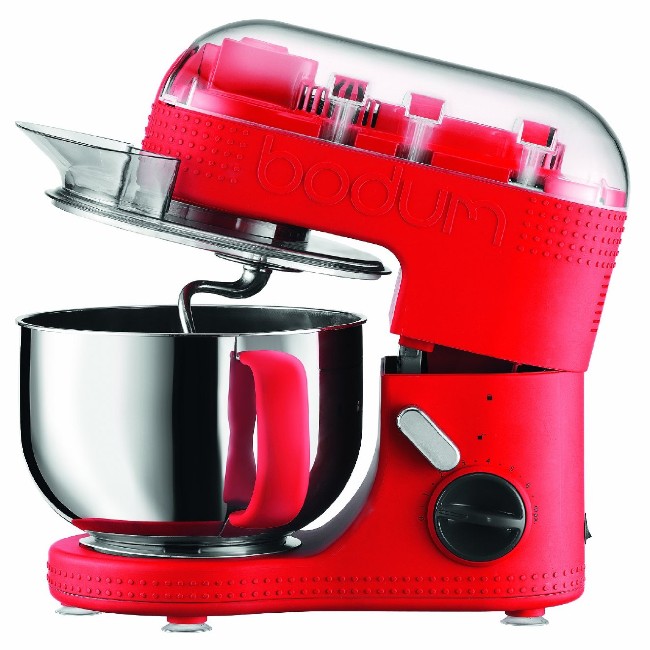 BODUM 11381-294US Bistro Electric Stand Mixer, 4.7-Liter, Red $128.99+free shipping