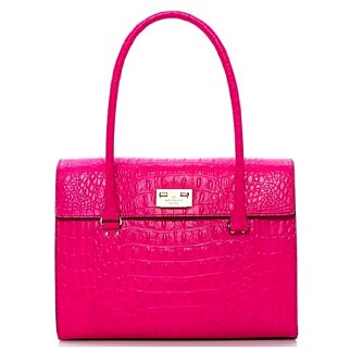 Kate Spade Orchard Valley Sinclair Shoulder Bag Tote Purse, Crocodile Embossed Leather, Pink Saphire $248.95+free shipping