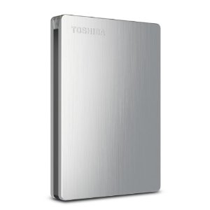 Toshiba Canvio Slim II Portable External Hard Drive for Mac (HDTD210XSMEA)  $59.99