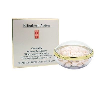 Elizabeth Arden Ceramide Advanced/Extreme Time Complex Capsules - Intensive Treatment for Face and Throat 60 Capsules，$13.45 + $4.99  shipping 