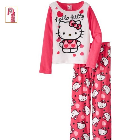 Hello Kitty Girls 4-10 Pajama Set  $11.99(65% off)