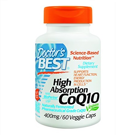 Doctor's Best High Absorption CoQ10 (400 mg), 60 Veggie Caps , only $20.01, free Shipping