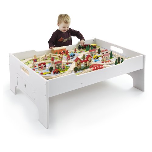 80 - Pc. Deluxe Train Set and Table, only $59.9, $5.00 shipping