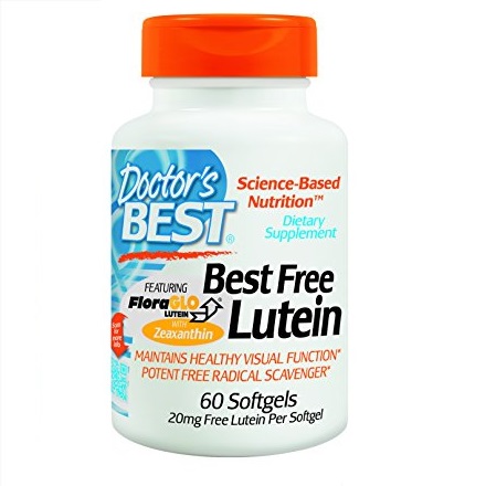 Doctor's Best Lutein with FloraGLO, Gluten Free, Vision Support, 60 Softgels, only $4.91, free Shipping