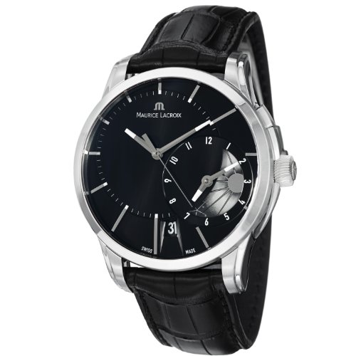 Maurice Lacroix Men's PT6118-SS001331 Pontos Black Leather Strap Watch $2,994.09 + $9.95 shipping