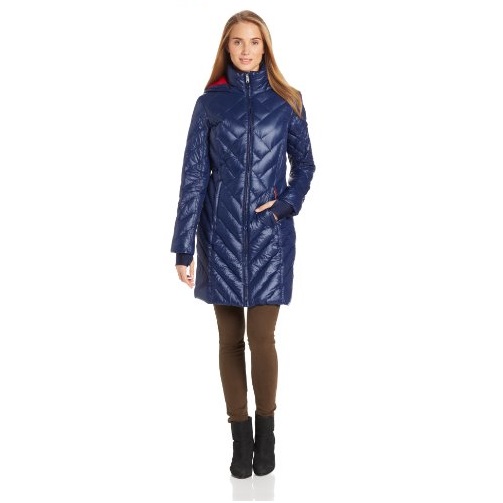Nautica Women's 3/4 Length Light Weight Puffer, only $72.24 after coupon, free shipping