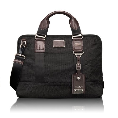 Tumi Alpha Bravo Earle Compact Brief, Anthracite, One Size, only $192.50, free shipping 