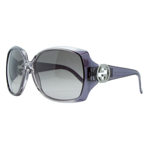 史低！Gucci古驰 3503/ S WOQ Lilac 紫丁香女款超大方形太阳镜 特价$99.99