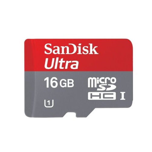 速搶！SanDisk Ultra 16 GB MicroSDHC Class 10 快閃記憶體卡，僅$8.99