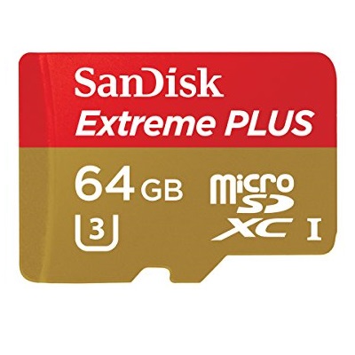 SanDisk Extreme 64 GB microSDXC Class 10 UHS-I Memory Card with Adapter (SDSDQX-064G-AFFP-A) , only $34.99 