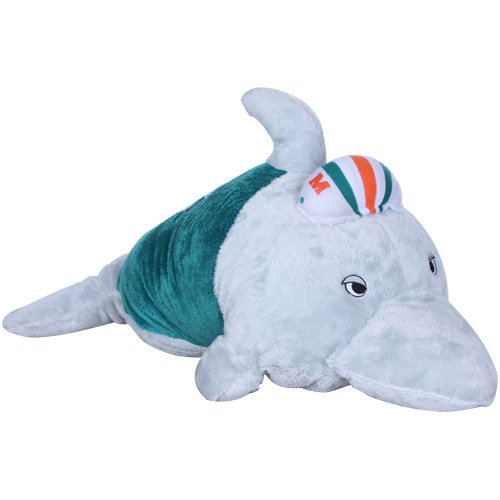 NFL 迈阿密海豚宠物枕，仅$12.00，降价60%。还有NFL其它队的宠物枕也在降价
