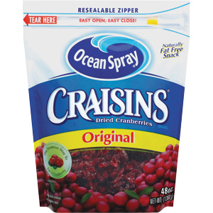 满分好评！Ocean Spray Craisins 纯天然蔓越莓干  $12.49 
