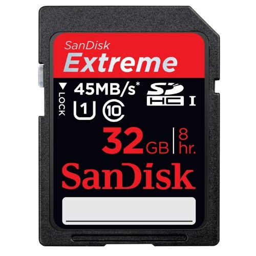 閃購！SanDisk Extreme 32 GB SDHC Class 10 UHS-1 高速快閃記憶體卡，原價$79.99，閃購價$24.99