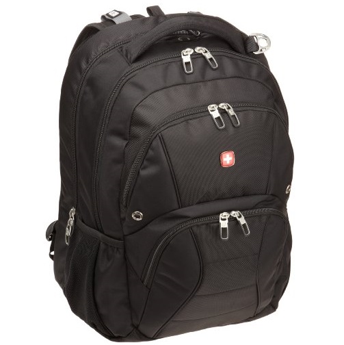 SwissGear SA1908 Black TSA Friendly ScanSmart Laptop Computer Backpack - Fits Most 17 Inch Laptops and Tablets (1908215), only $37.42, free shipping